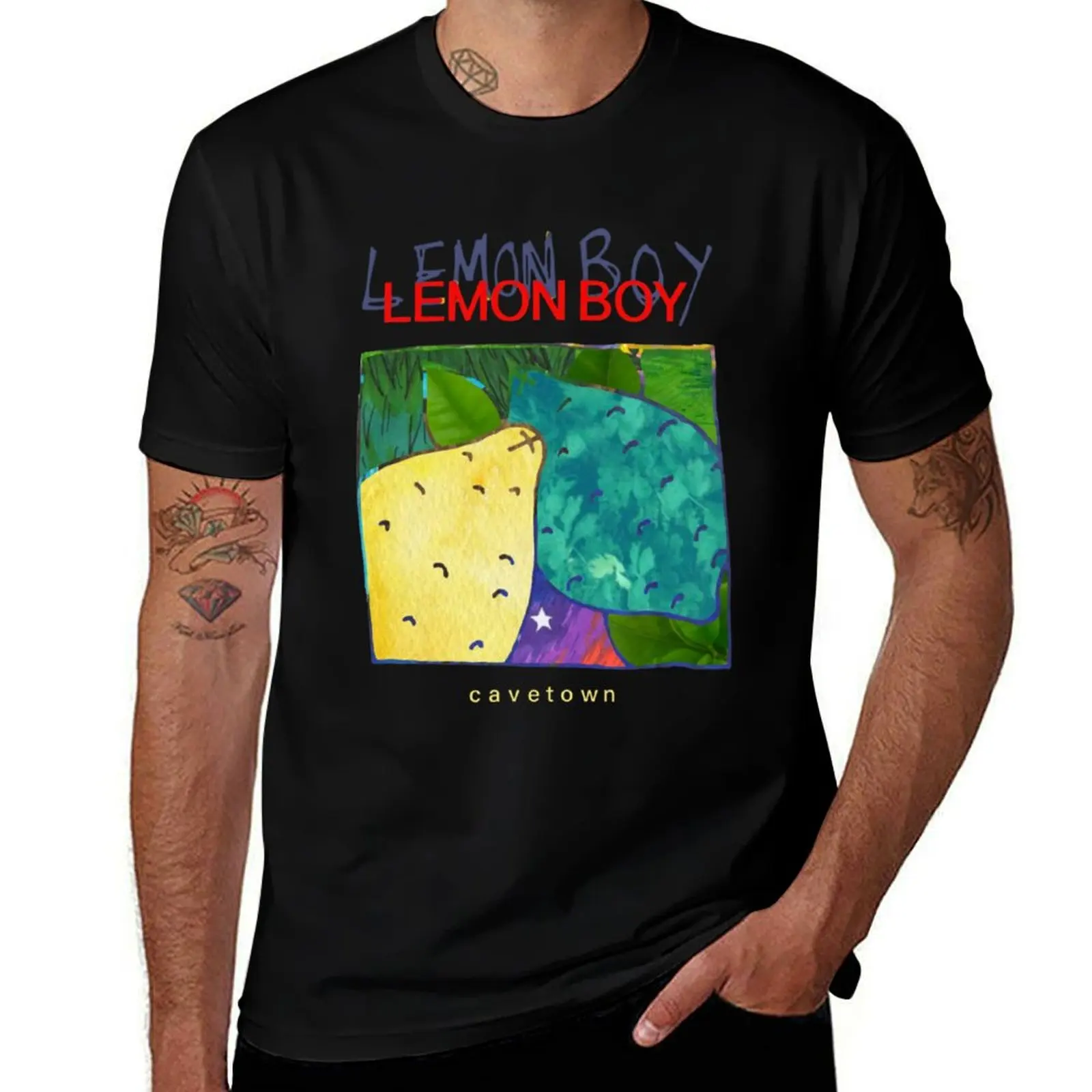 Мужская футболка для баскетбола с рисунком лимона