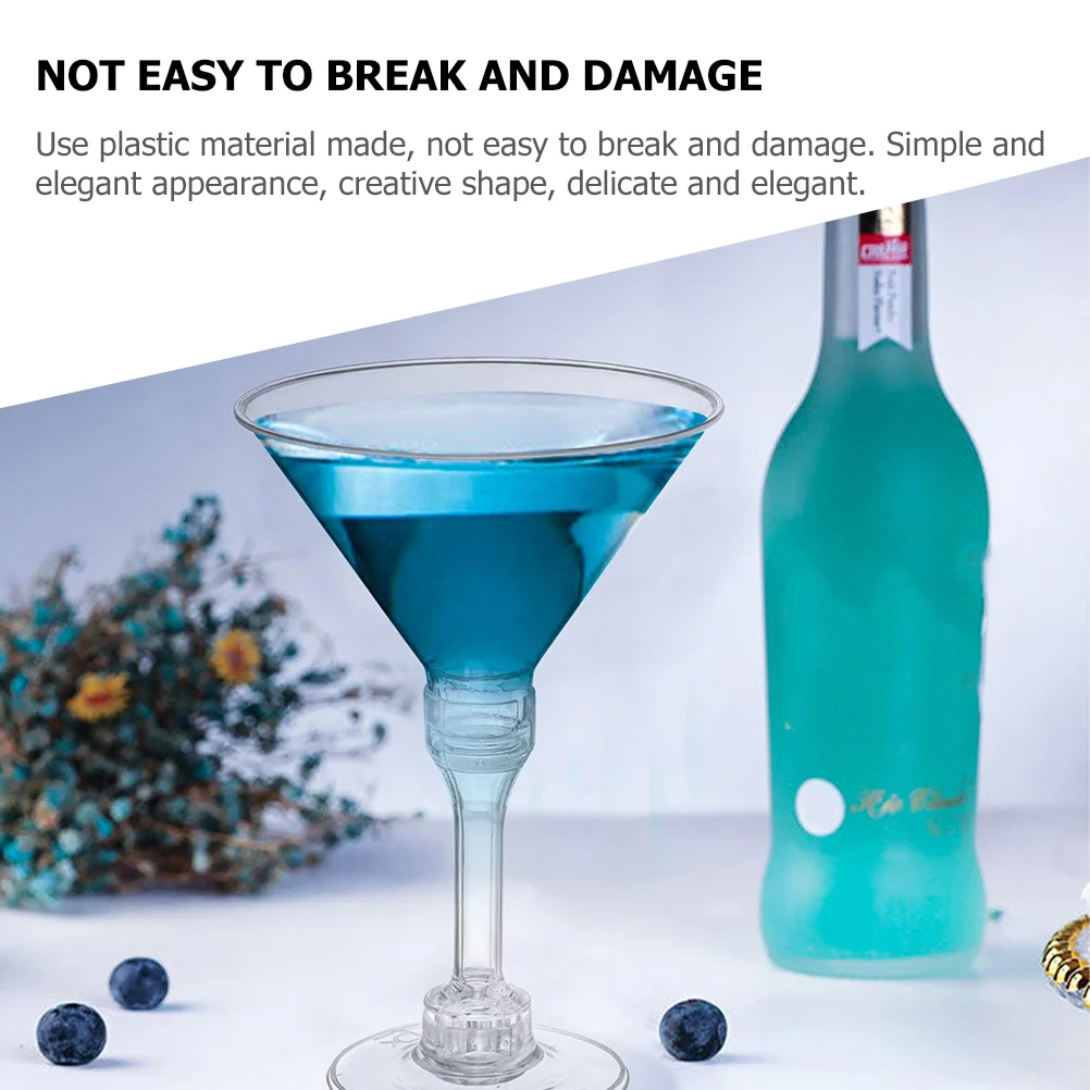 10 шт. одноразовые пластиковые коктейльные чашки прозрачные бокалы для десертов