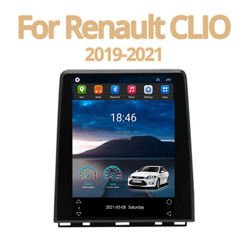 

Android 5G For Renault Clio5 CLIO 5 2019 - 2050 Car Radio Tesla Multimedia DVD Auto Carplay GPS Navigation Player QLED