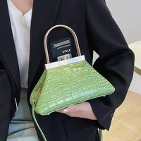 small crossbody messenger bags for women 2022 fashion brand designer shoulder bag pu leather luxury handbags with metal handle c
