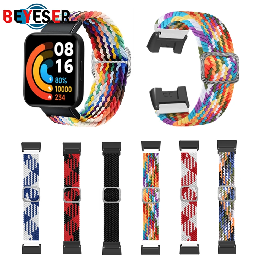 

Nylon strap For Redmi Watch 2 Case Metal Protector Case strap Bracelet Xiaomi Mi Watch Lite / Redmi Watch Bumper Correa Band