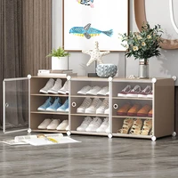 multi layer plastic shoe rack organizer storage space saving shoe cabinets free shipping armarios de dormitorio home furniture