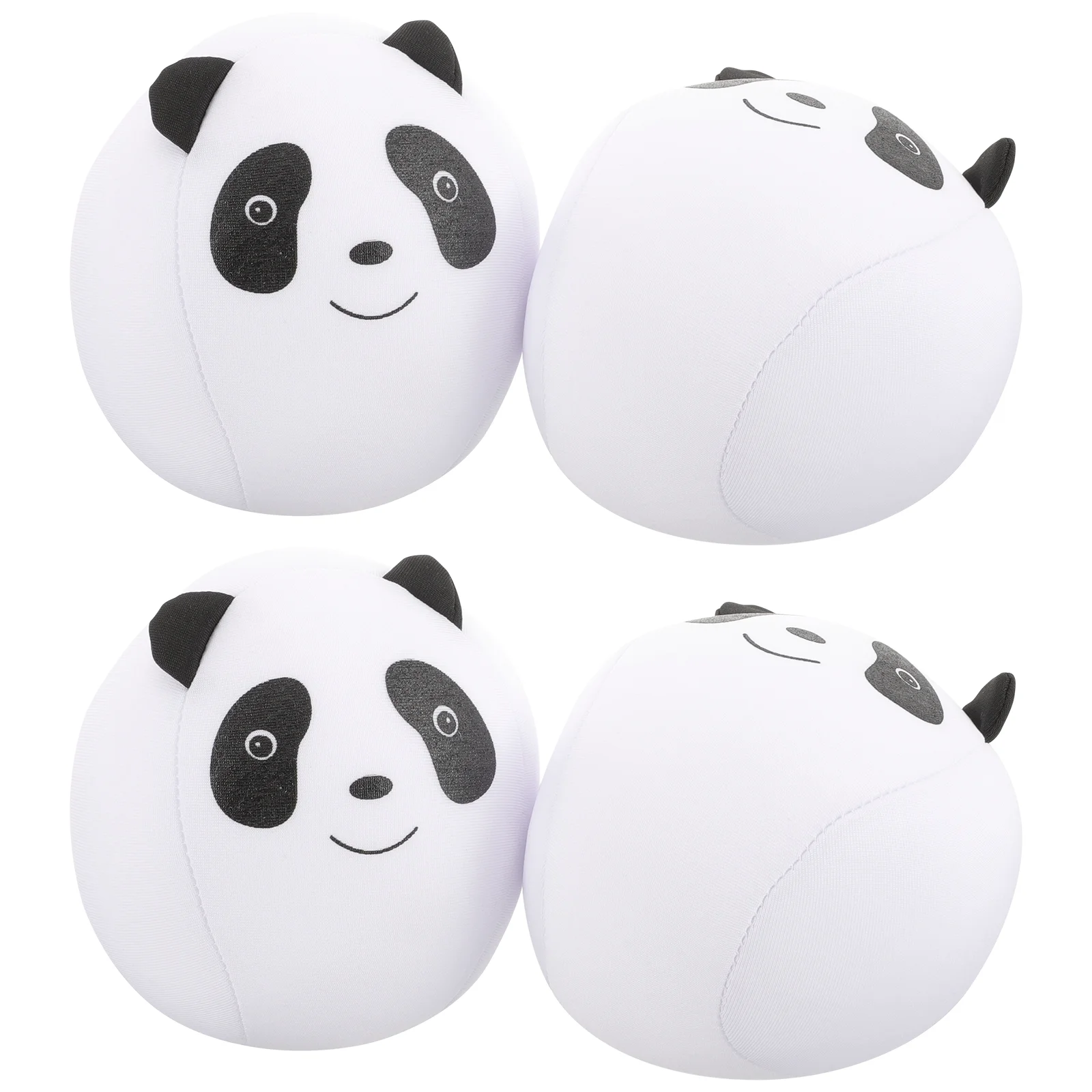

4Pcs Interesting Bean Bags Panda Shape Children Toys Adorable Children Cornhole Bags