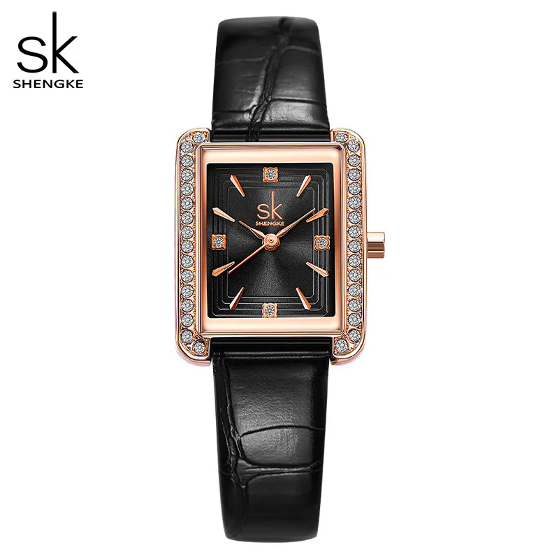 

Женские новые часы K0151, роскошные женские часы с кристаллами 2022, удобный кожаный ремешок, высококачественный японский кварцевый механизм
