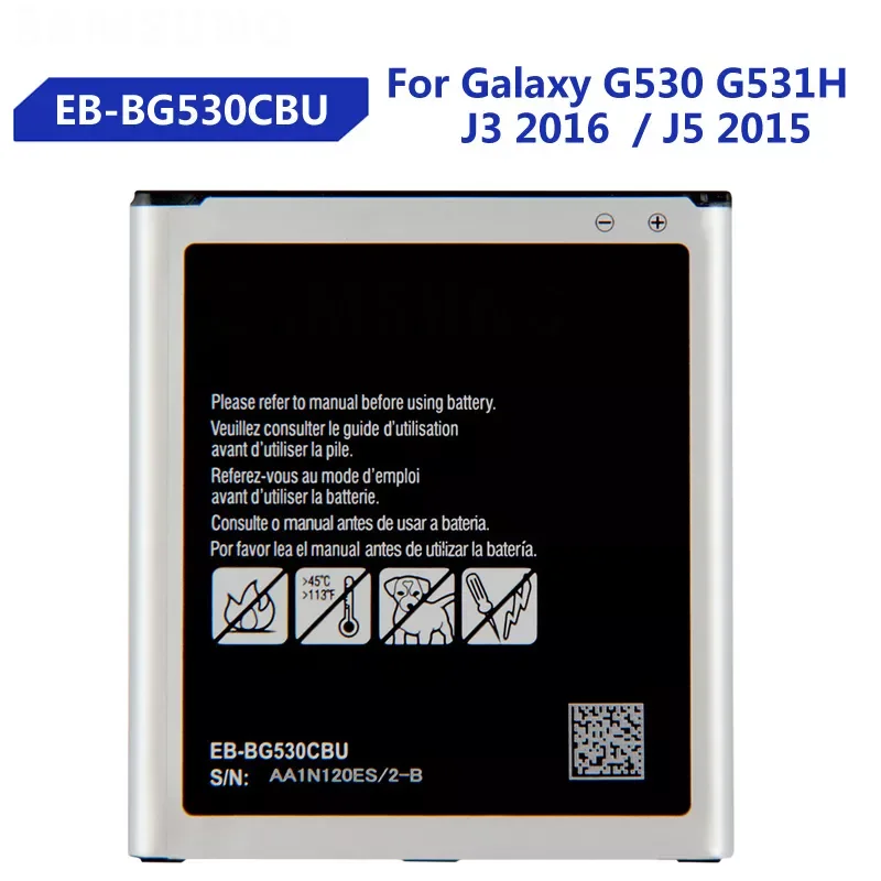 

NEW2023 Battery For Samsung Galaxy Grand Prime J3 2016 G530 J2 Prime G532 SM-SM-G532F J3110 G531 J5 2015 On5 EB-BG530BBC EB-BG53