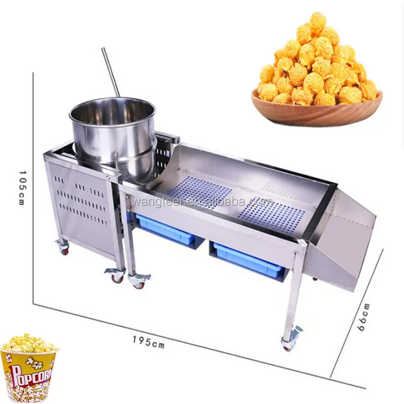 

Commercial food grade stainless steel corn Makers popcorn machine