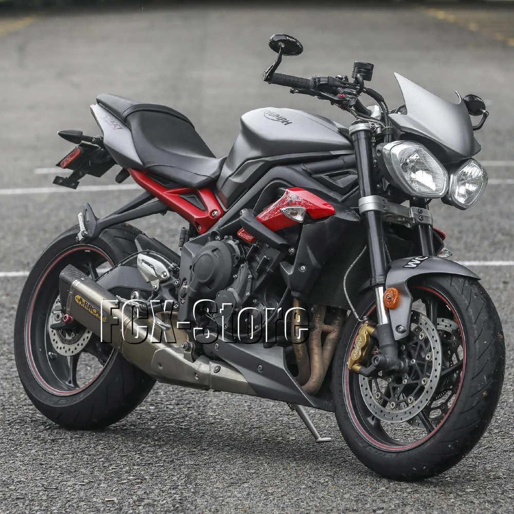 Аксессуары для мотоциклов черный 1 пара защитный чехол двигателя новый DAYTONA 675/R