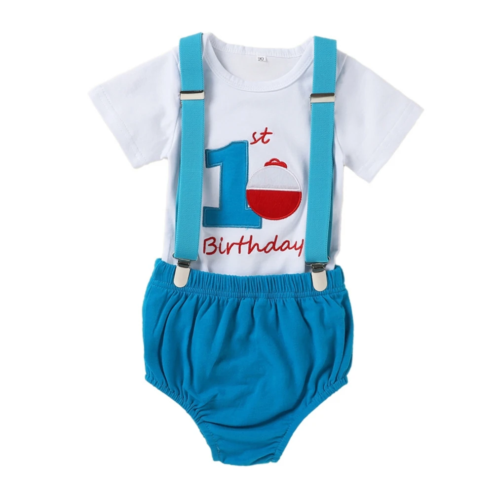 

Комплект детской одежды Weixinbuy для мальчиков, летний модный костюм для маленьких мальчиков, 2 предмета, повседневный комбинезон + комбинезон ...