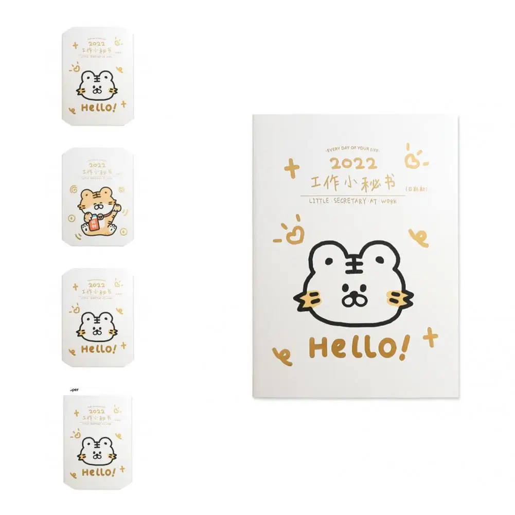 

Удобный блокнот с тонкой текстурой, календарь без даты 2022, ежедневник для библиотеки, записная книжка