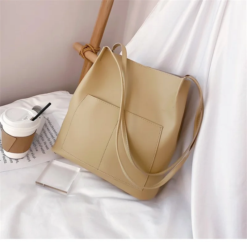 Fashion Luggage &Bags Women's Handbags Crossbody NEW Niche Mini All-match Bucket Bag PU Black Ladies Bolsos