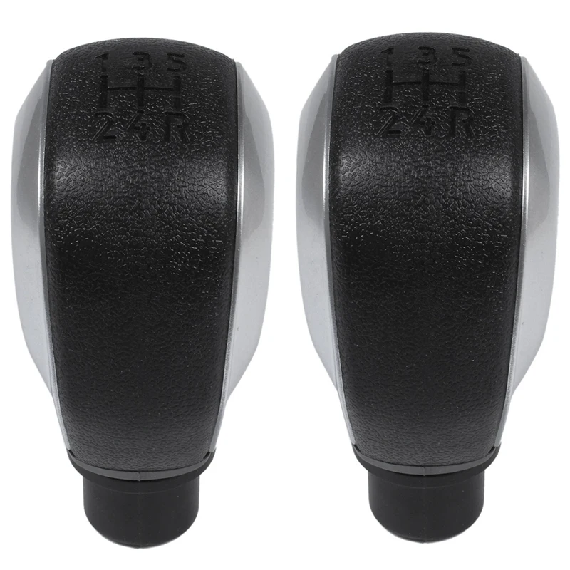 

2X Automotive Mt 5-Speed Shift Button Knob Gear Shifter For Peugeot 307 301 206 207 408 308 508 2008 3008 C4L C2
