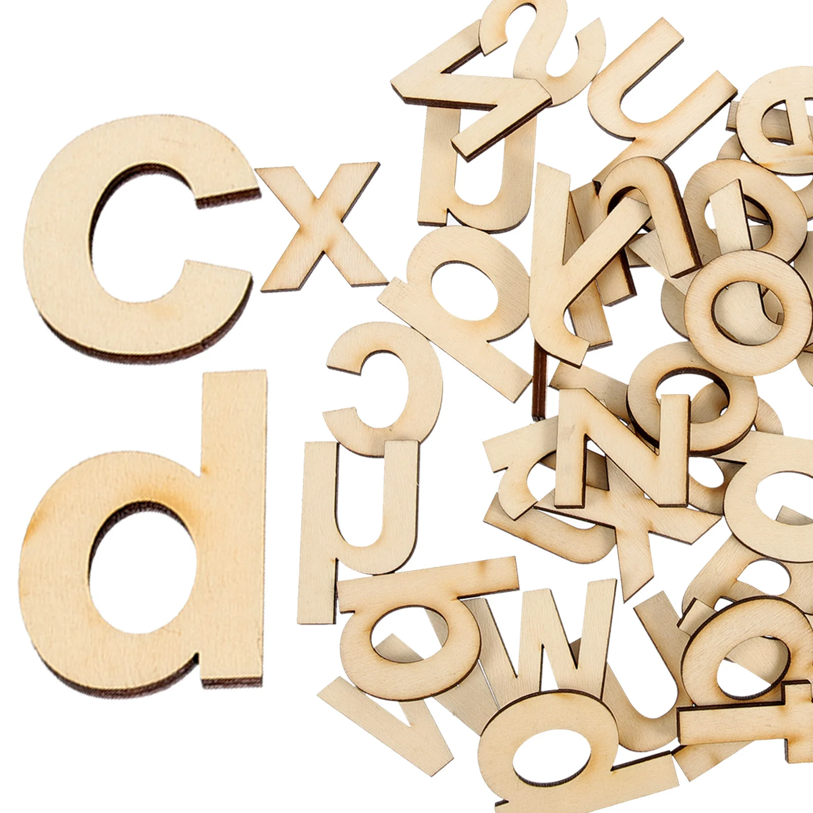 

1 Set of Wooden Alphabet Graffiti Unfinished Wooden Letter Wooden Letter Decoration Craft