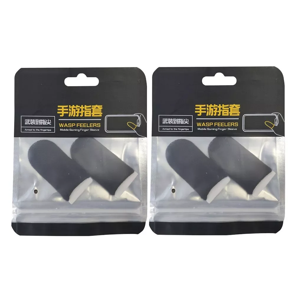 

2PCS Finger Glove Fingertips For PUBG PS5 Games Press Touch Screen Sensitive Touch Gaming Sleeve Breathable Gaming Accessories