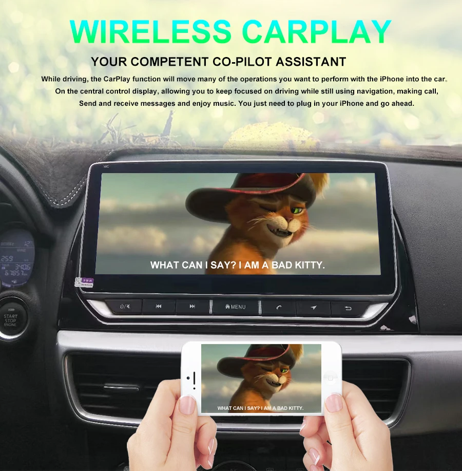 10 25-дюймовый QLED-экран Android 14 для Mazda CX5 CX-5 CX 5 2014 2015 автомобильный мультимедийный