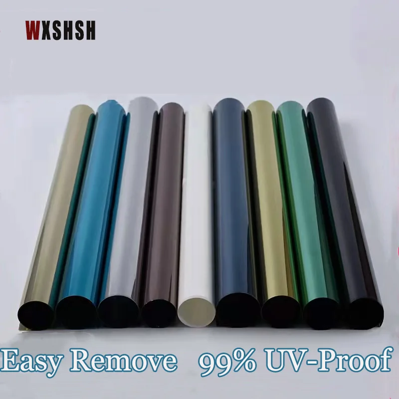 Оконная наклейка, Тонировочная пленка на солнечных батареях, виниловая Тепловая пленка с защитой от солнца и Тонировкой, витражные пленки для офиса 2022, 100 см x 10 м