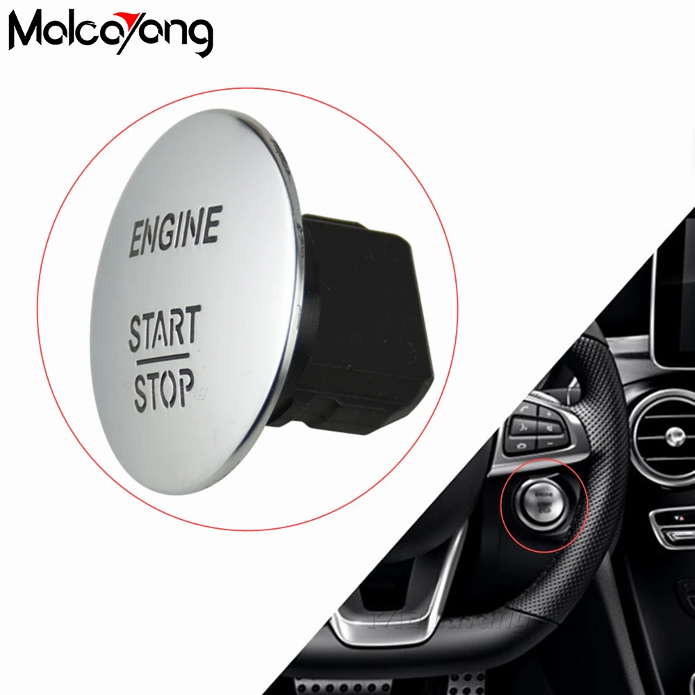 

Engine lgnition Start Stop Button Switch For Mercedes Benz W164 W251 W204 205 W221 One-click Start Keyless Buttons