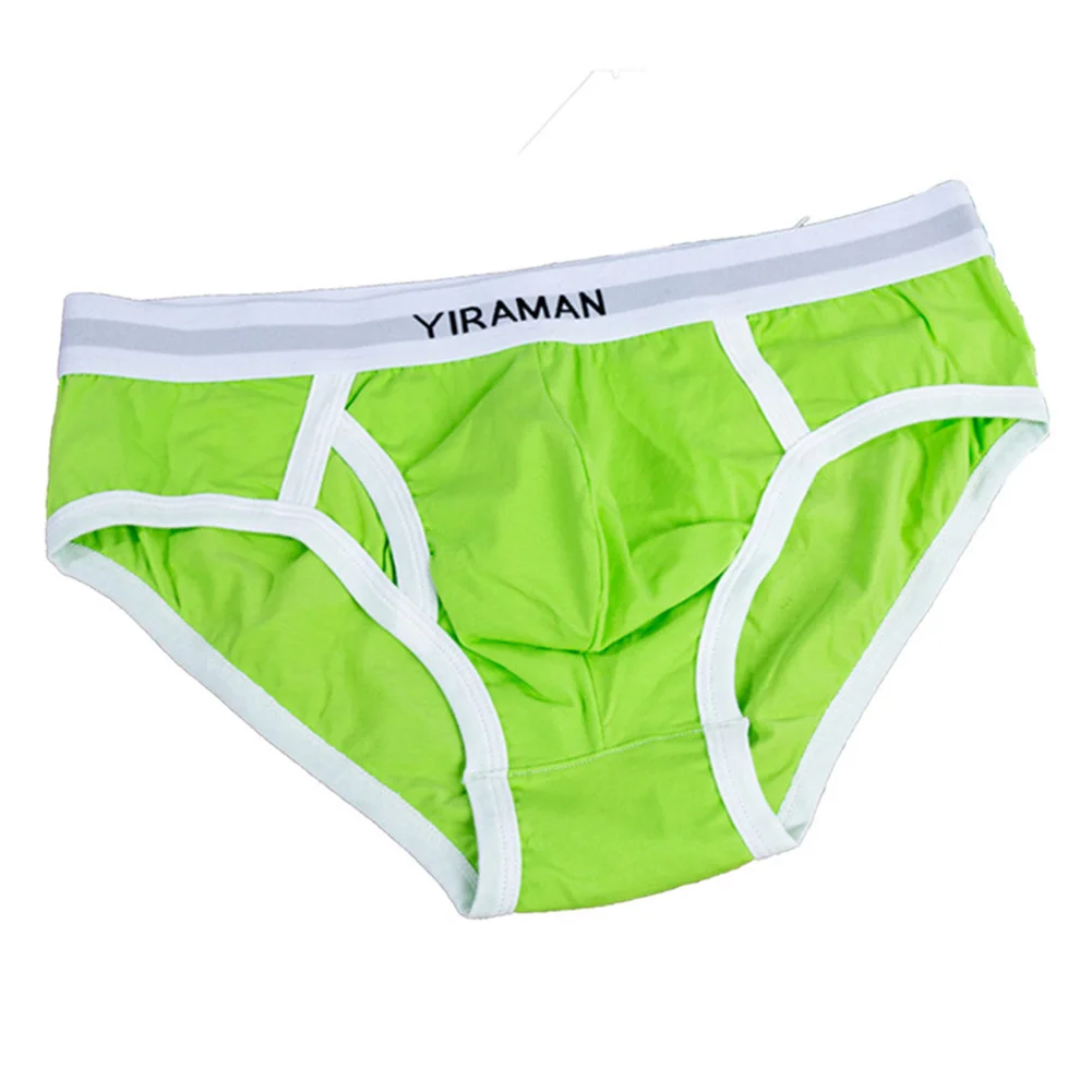 

Mens Cotton Middle Waist Underpants Sexy Underwear Knickers U Convex Briefs Thong Convex Separation Panties Gay Cock Pouch