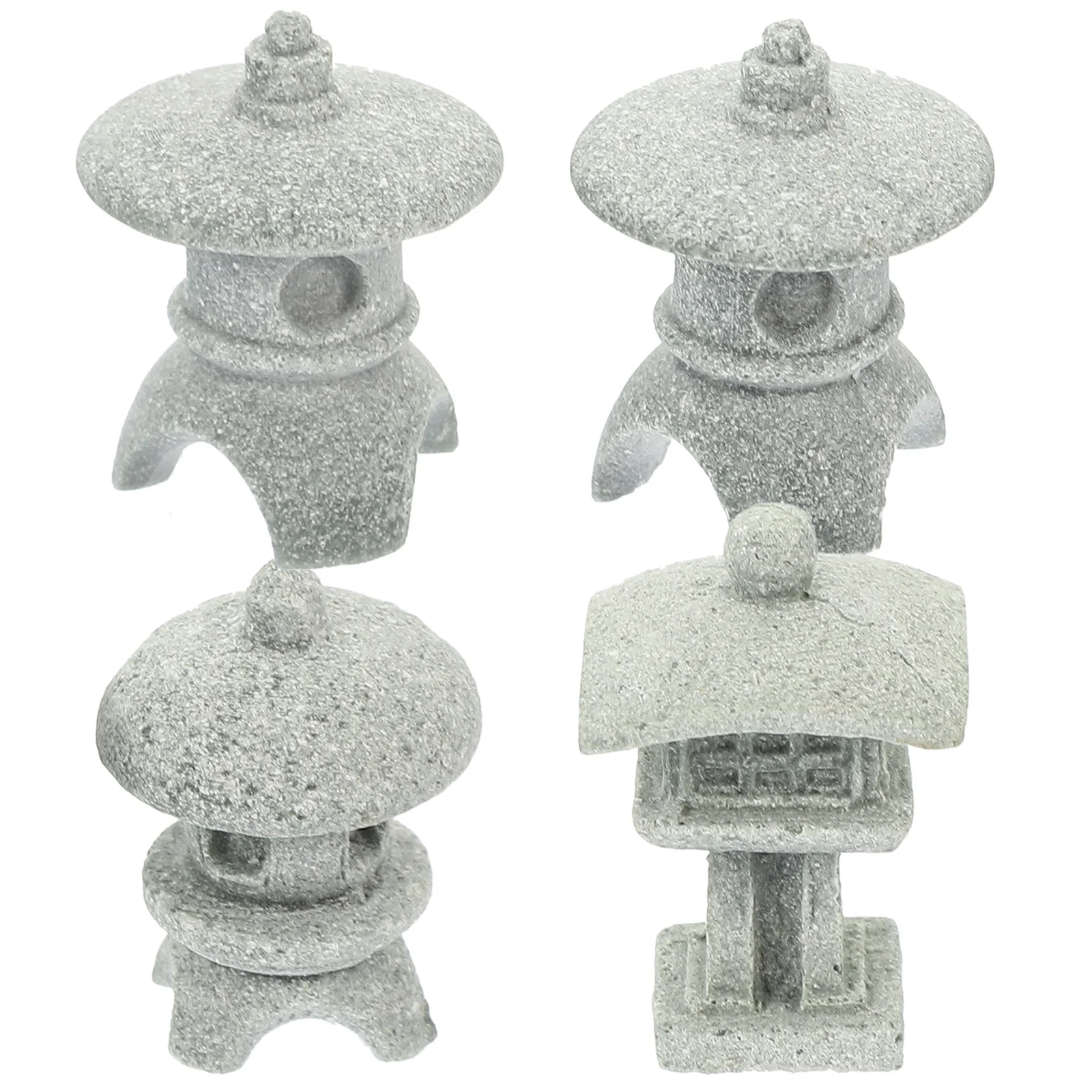 

Miniature Asian Pagoda Zen Garden Accessories Micro Landscape Pavilion Ornament