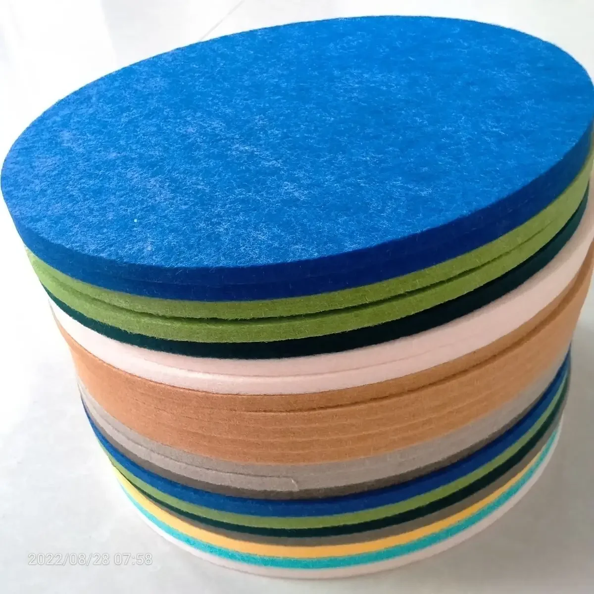 Креативная круглая войлочная пробковая доска для детского сада обуви офиса