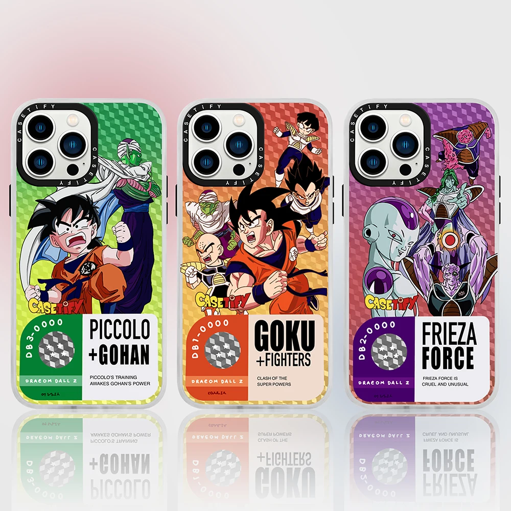 

CASETIFY DragonBalls Phone Case For Iphone 12 13 14 Pro Max Plus SE 2020 Anti-fall Cartoon Soft shell