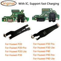 original usb charging connector dock port flex cable replacement for huawei p20 p30 p40 lite pro charger board