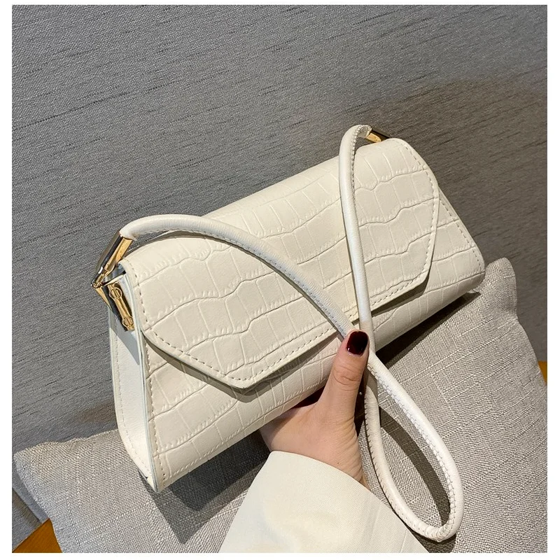 

Retro Alligator Pattern Women Shoulder Underarm Bag Handbag PU Leather Shoulder Totes Bag Female Portable Classic Clutch