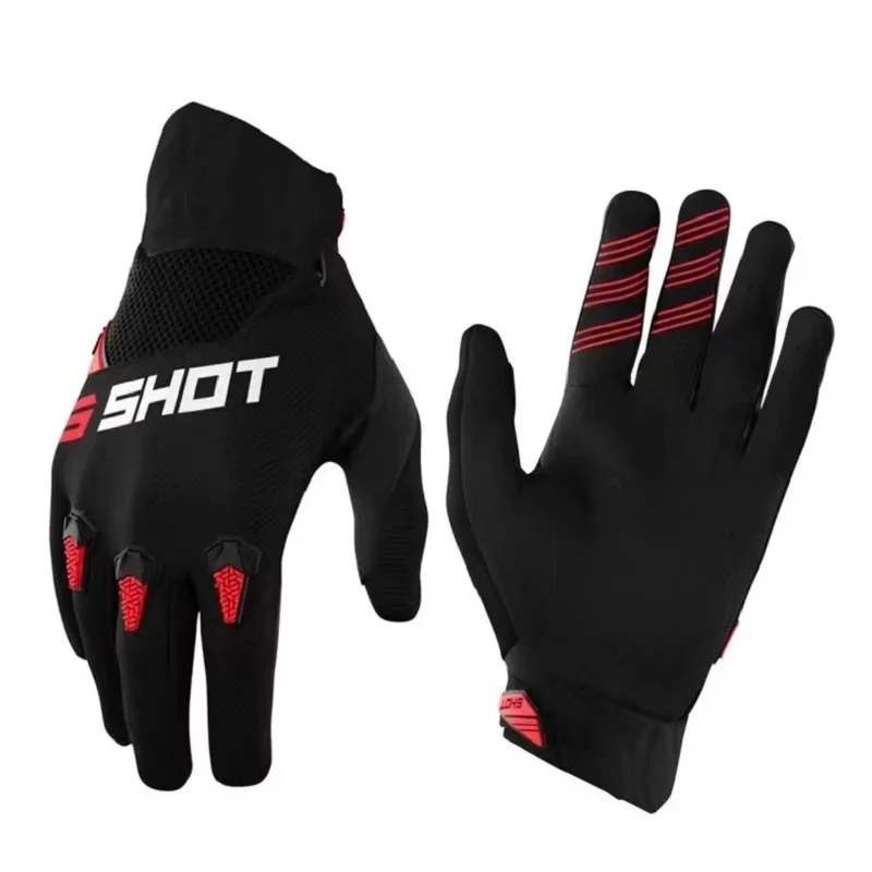 3-цветные перчатки для горного велосипеда MTB гонок на мотоциклах MX DH мотокросса