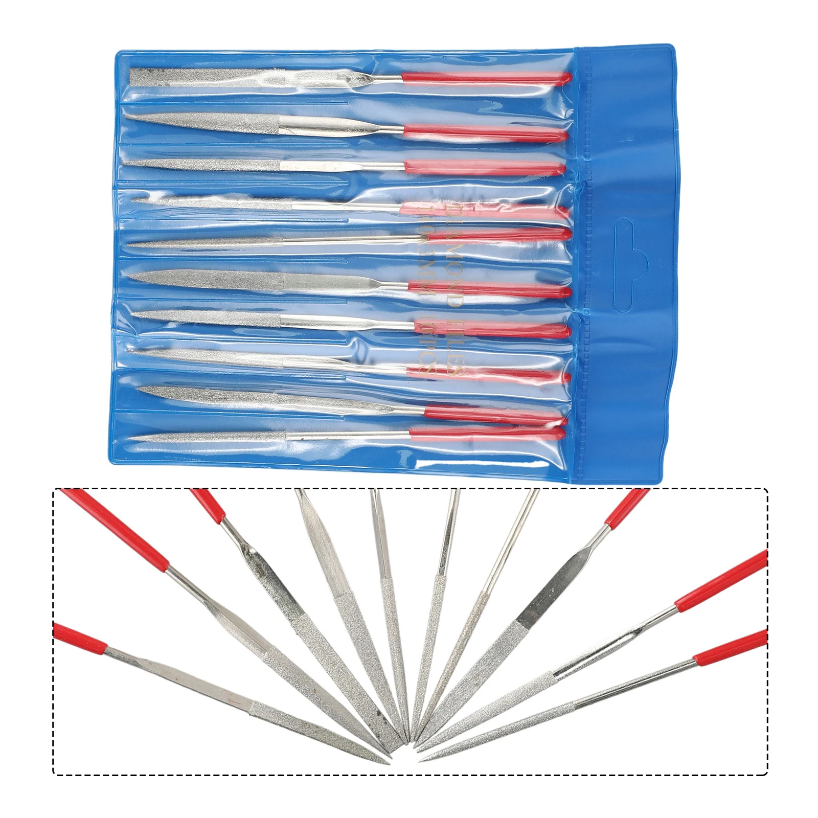 Гальванический алмазный напильник рашпиль ручной инструмент металлическая игла