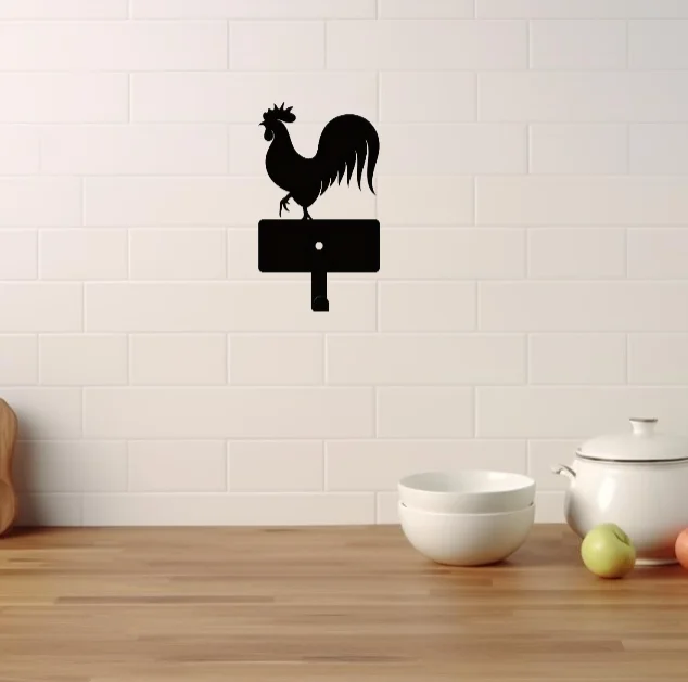 HelloYoung Металлический Крючок В Виде Петуха Украшение На Стену Рождественское