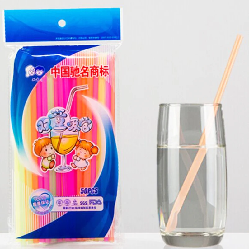 

10set/1000Pcs Drop Shipping Jumbo Spoon Straws Drinking straw Bar Pub Slush Puppies Straw