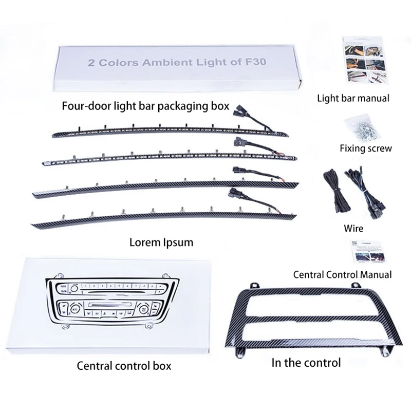 Автомобильная Центральная панель переменного тока внешнее освещение внутренняя