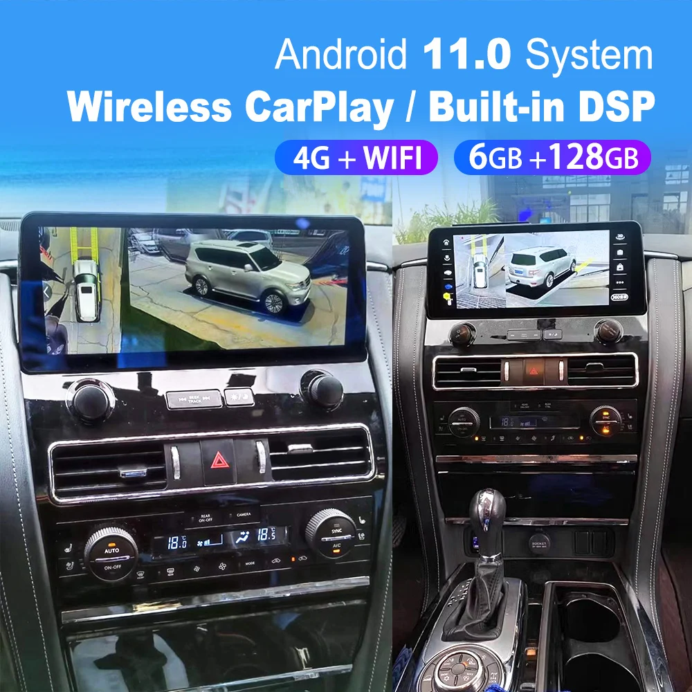 Автомагнитола 2 din на Android для Nissan, радиоприемник с GPS, мультимедийный проигрыватель, стерео-система с навигацией, 12,3
