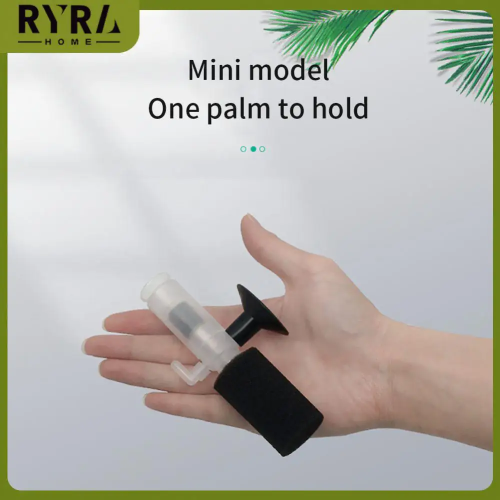 

Creative Water Pneumatic Filter Mini Aquarium Filter Small Fish Tank Silent Sponge Filter Pumps Aquarium Accessories Portable