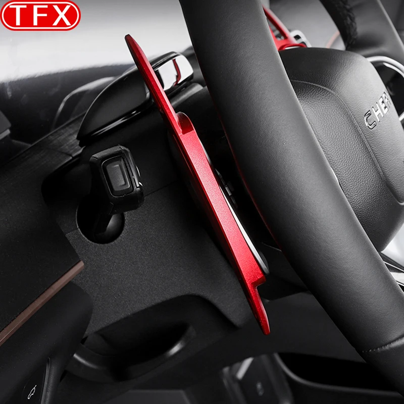 Автомобильный Стайлинг для JAECOO J8 2024 рулевое колесо из алюминиевого сплава рычаг