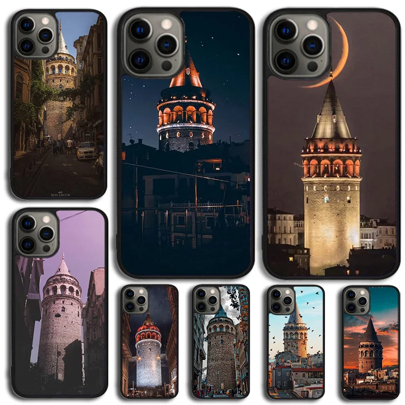 Турецкий Galata Kulesi чехол для телефона для iPhone 14 SE 2020 XR XS 11 12 13 Mini Pro MAX 6 7 8 Plus Galaxy S22 S21 Ultra Coque