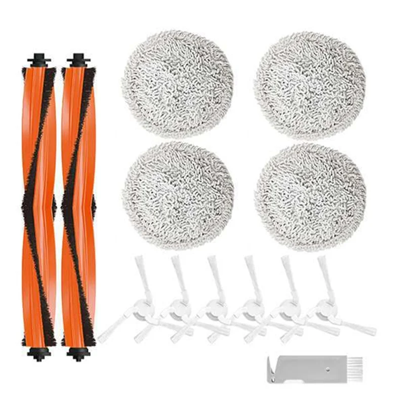 

Main Side Brush Mop Cloth Replacement Accessories for Xiaomi STYTJ06ZHM Mijia Pro Self Cleaning Robot Vacuum Cleaner