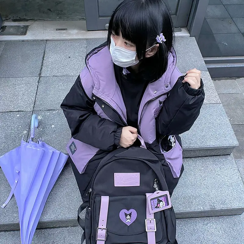 

Sanrio Cloth Teenage Leisure Backpack Sanrio Anime My Melody Kuromi Cinnamoroll Backpacks for Children Kawaii Toys