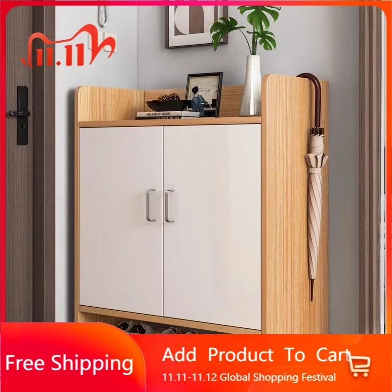 

Полка для обуви для гостиной, дизайнерский деревянный угловой шкаф для хранения обуви, роскошная подставка, мебель для отеля