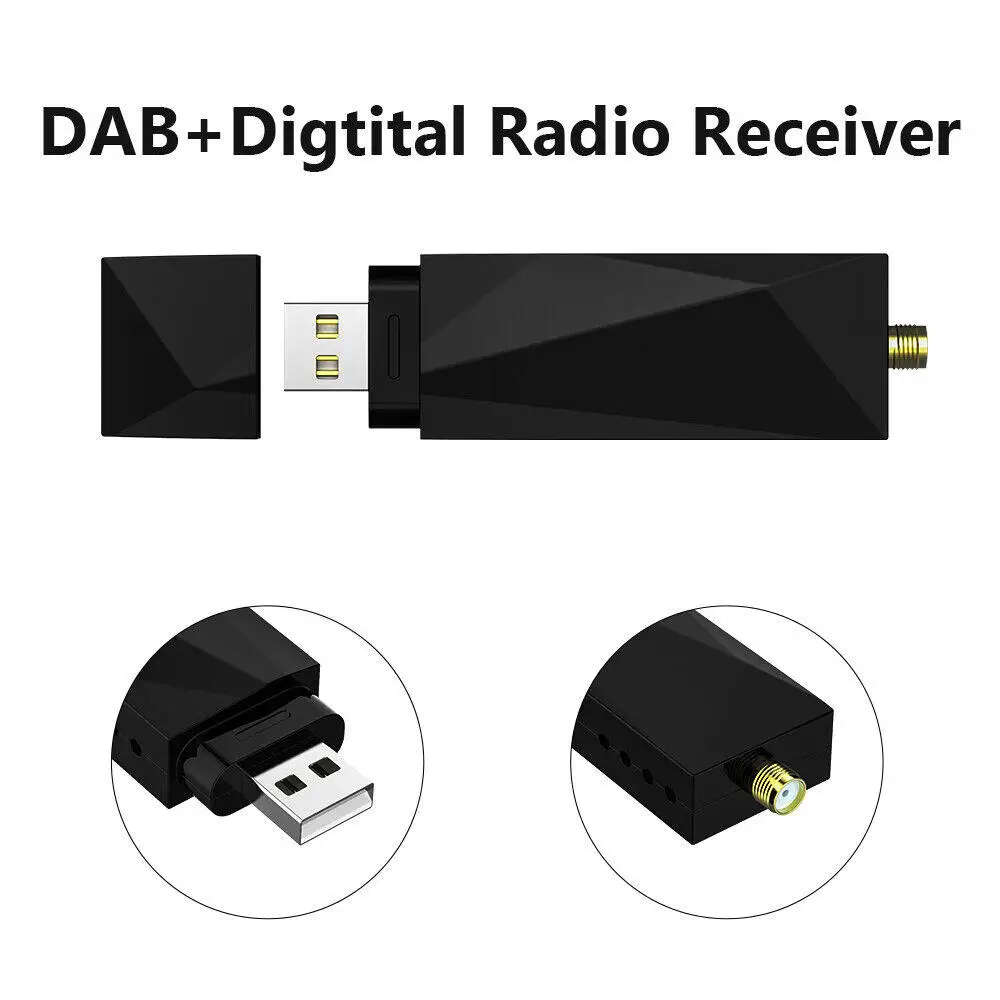 

Автомобильный адаптер USB DAB + цифровой радиоприемник, Универсальный Автомобильный приемник DAB Box Android, автомобильный радиоприемник, цифровое аудио вещание