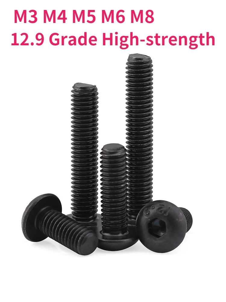 

M3 M4 M5 M6 M8 12.9 класс высокопрочный винт с круглой головкой и шестигранным отверстием