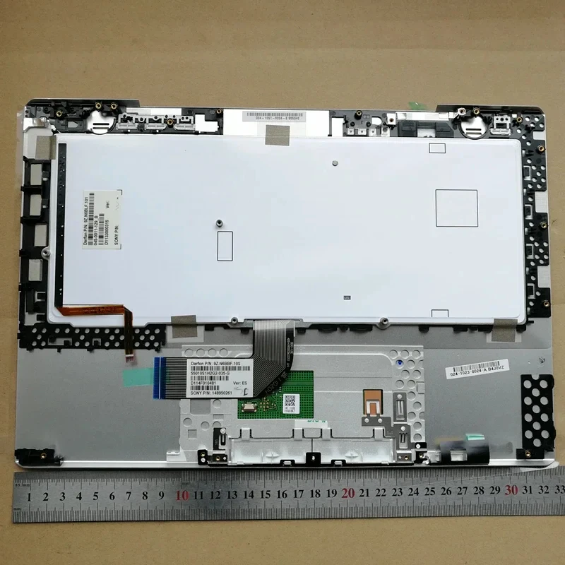 Клавиатура с подставкой для рук (Palmrest) для SONY VPCSD SD100C SD19EC SD1S2C SD1S1C SD1S3C VPCSA SA4S1C SA4S4C VPCSB18 SB16 SB19 с подсветкой SP (art.: 3920d9c033677) - 3920d9c033677
