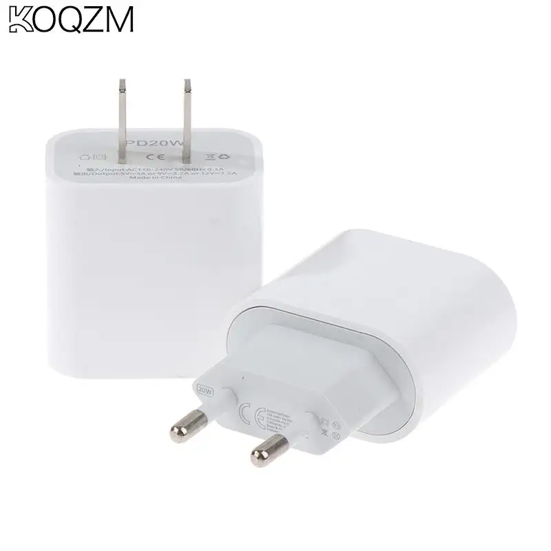 Зарядное устройство PD 20 Вт для быстрой зарядки Iphone 11 12 13pro Max Ipad Airpods Apple Watch вилка ЕС