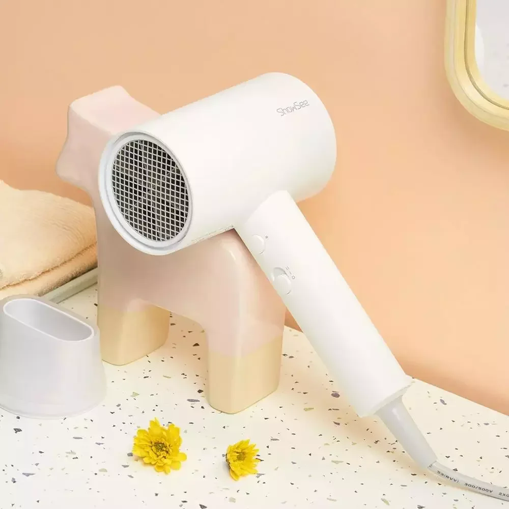 ShowSee Hair Dryer Negative Ion Hair Dryer 1800W Strong Wind Hot And Cold Wind Professinal Quick Dry Hair Care Hairdryer A1-W enlarge