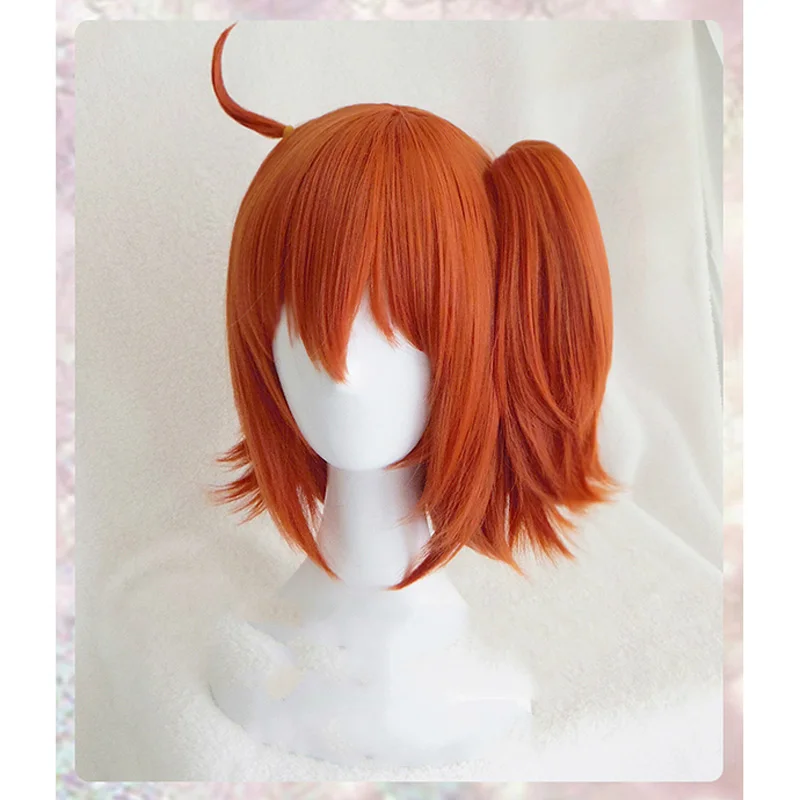 

Gudako Cosplay Wig Fate/Grand Order Orange Costume Play Wigs Halloween Costumes Hair+wig cap