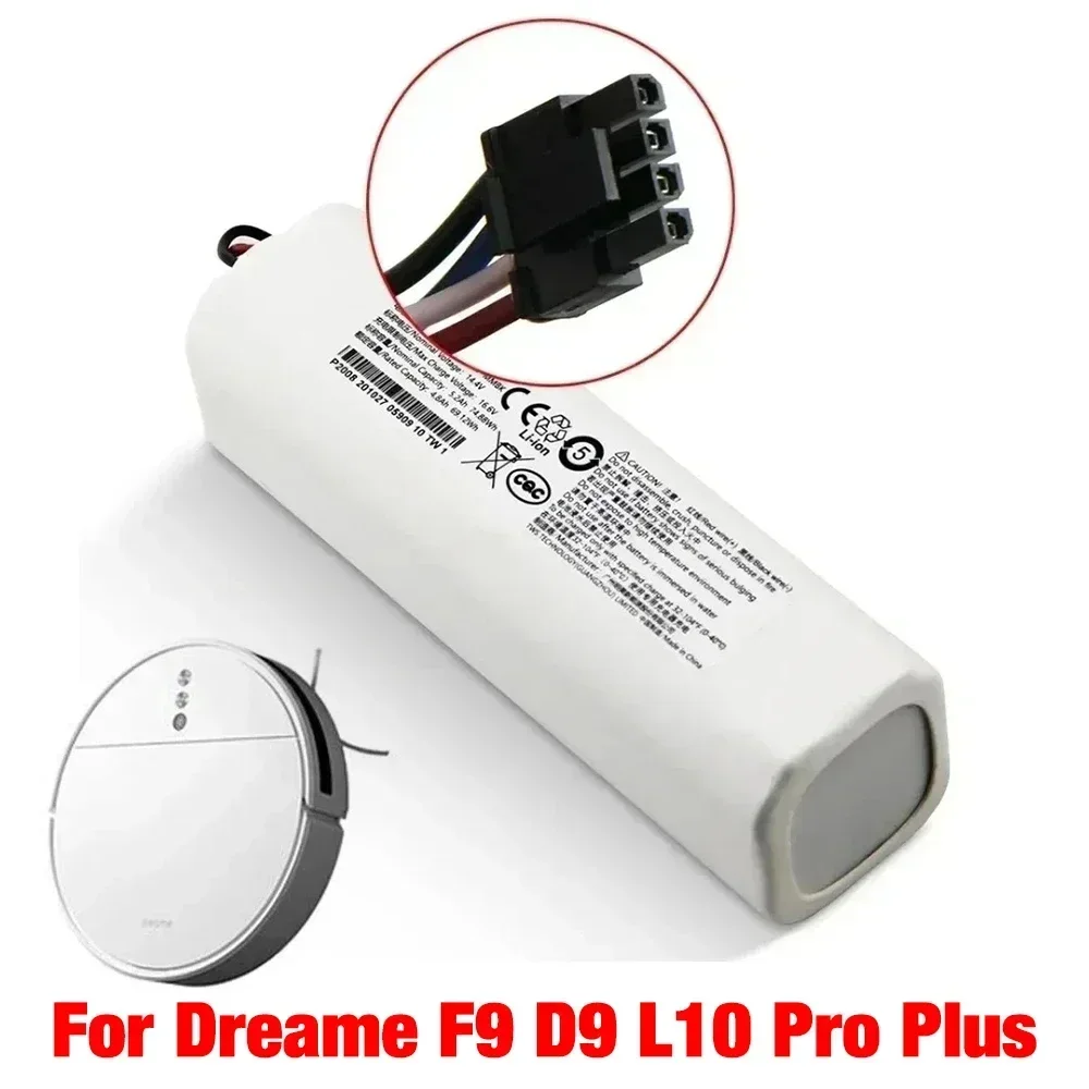 Оригинальный запасной аккумулятор для робота-пылесоса Dreame F9 D9 L10 Pro Plus RLS3 RLS5 RLS5L RLS5D
