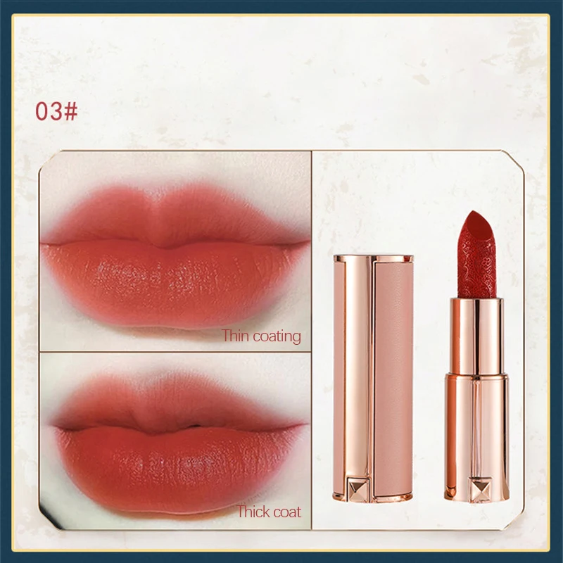 

2021/Set Lipsticks Starry Sky Carved Chinese Tradition Style Waterproof Long-lasting Lipstick Gift Box Makeup Cosmetic