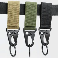 outdoor military fan webbing tactical olecranon buckle travel backpack plug in cache keychain keychain tool key chains camping