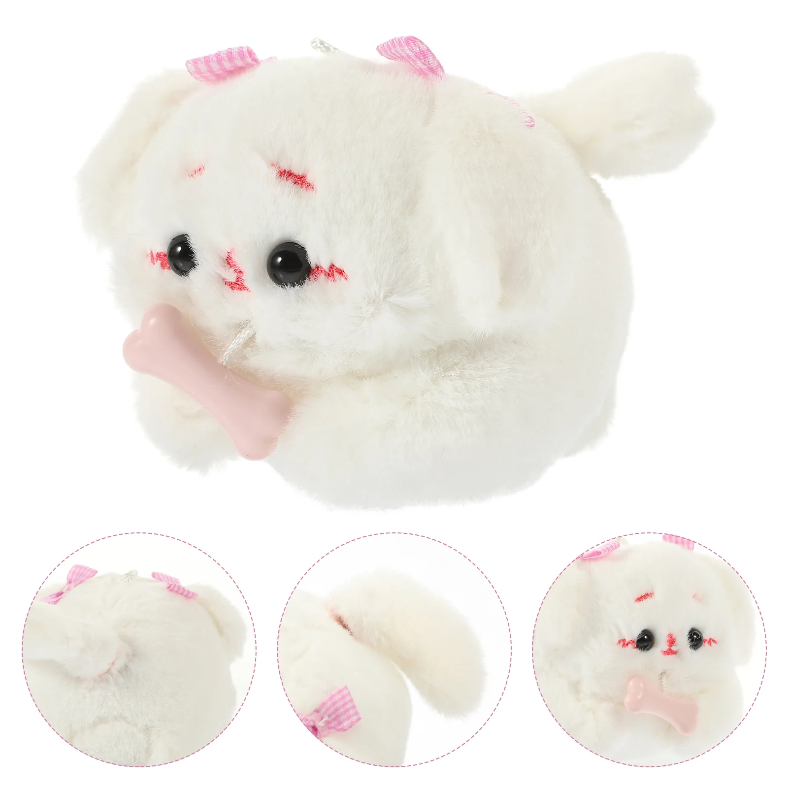 

Игрушка в форме животного, маленькая подвесная декоративная подвеска для ключей, брелок, красивая тянущаяся веревка, хвост, вагон