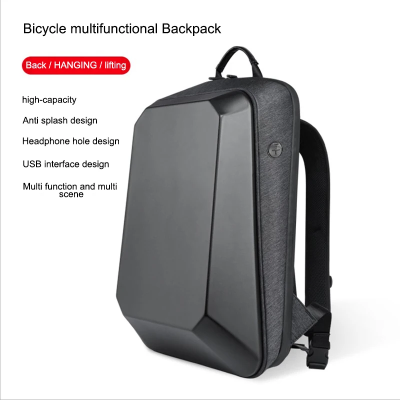 

Wheelup Bicycle Pack Waterproof Hard Shell Mountain Bike Road Bike Multifunctional Piggyback Integrated Outdoor Riding Equipment