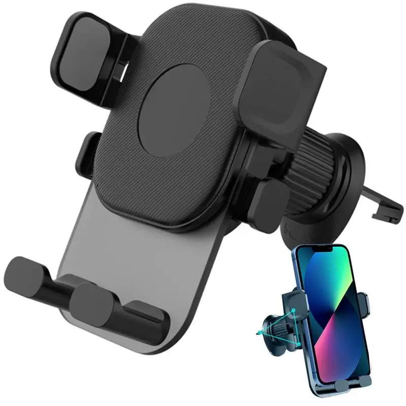 

Phone Vent Mount For Car 360-Degree Rotating Non-Slip Air Outlet Phone Holder Gravity Sensing Stand For 4-7 Inch Smartphones